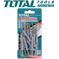 Screw with plastic dowel set 15pcs