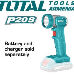 Flashlight with battery