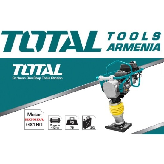 Gasoline tamping rammer 4 kW / 5.5HP / Honda GX160 Gasoline tamping rammer 4 kW / 5.5HP / Honda GX160