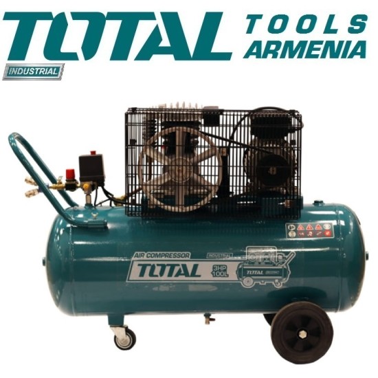 Air oil belt compressor 100L / 2.2 kW