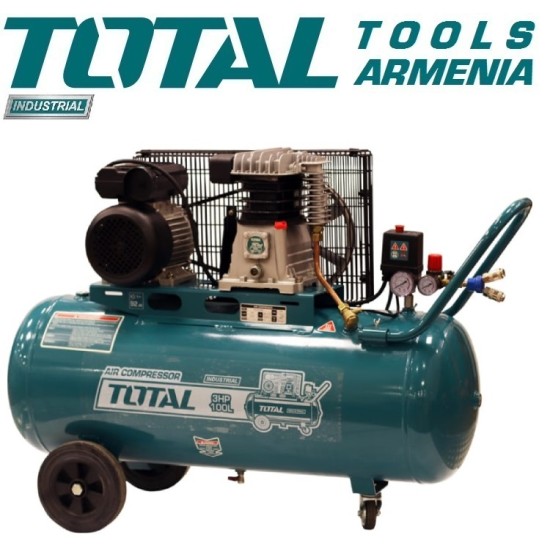 Air oil belt compressor 100L / 2.2 kW