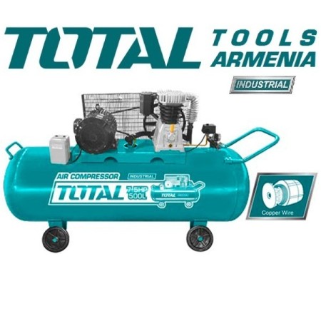 Օդայուղային գոտային կոմպրեսոր 500 լ / 5.5 կՎտ (եռաֆազ)