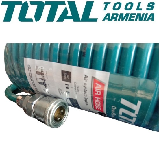 Pneumatic spiral hose 15 m Pneumatic spiral hose 15 m