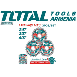 Ultra-thin TCT saw blade set