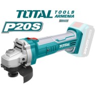 Cordless angle grinder/20 V/2A-4A /115mm/INDUSTRIAL
