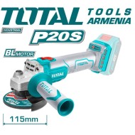 Cordless angle grinder 20 V 2pcs 4Ah