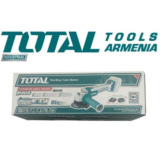 Cordless angle grinder 20V
