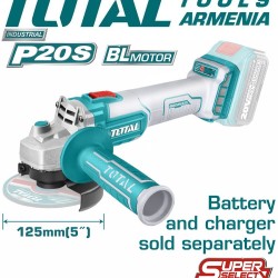 Cordless angle grinder 20V