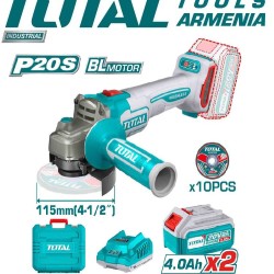 Lithium-ion Angle Grinder 20V