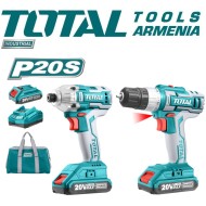 Cordless Impact driver- Screwdriver and Drill - Screwdriver 20 V, 2A