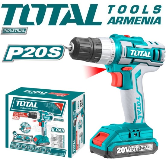 Angle Grinder and Drill - Screwdriver 20 V, 4A