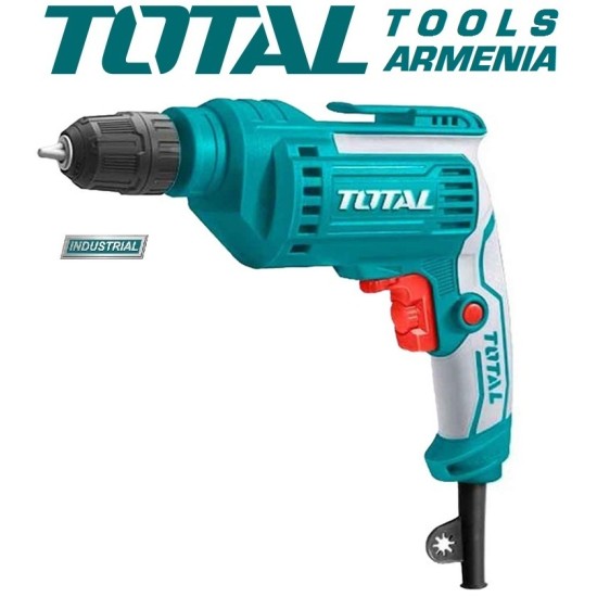 Electric Drill / 500 W / 0–3300 rpm / Key less chuck / INDUSTRIAL Electric Drill / 500 W / 0–3300 rpm / Key less chuck / INDUSTRIAL