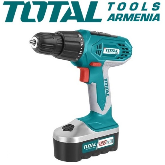 Cordless Drill - Screwdriver / 18V / 1.2A / 16Nm Cordless Drill - Screwdriver / 18V / 1.2A / 16Nm