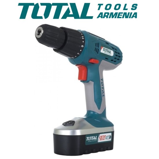 Cordless Drill - Screwdriver / 18V / 1.2A / 16Nm Cordless Drill - Screwdriver / 18V / 1.2A / 16Nm