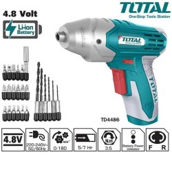 Cordless screwdriver 4.8V/3.7Nm