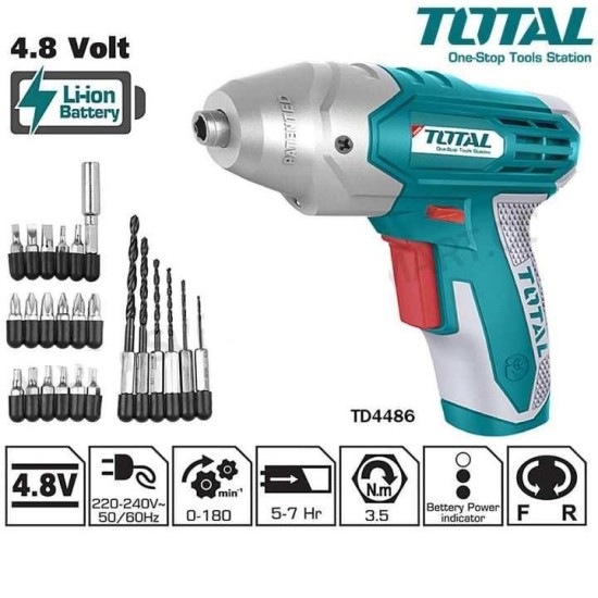 Cordless screwdriver 4.8V/3.7Nm Cordless screwdriver 4.8V/3.7Nm