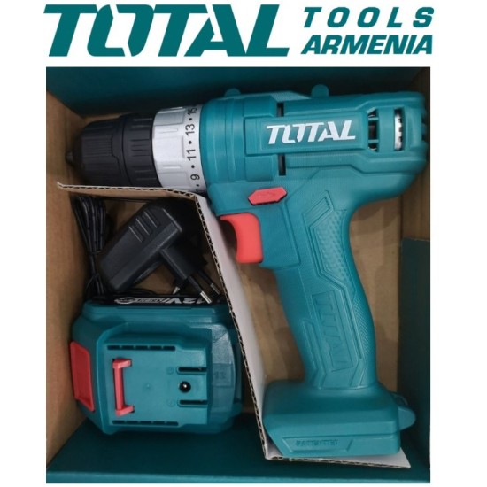 Cordless Drill - Screwdriver 12V/1.5A/25Nm Cordless Drill - Screwdriver 12V/1.5A/25Nm