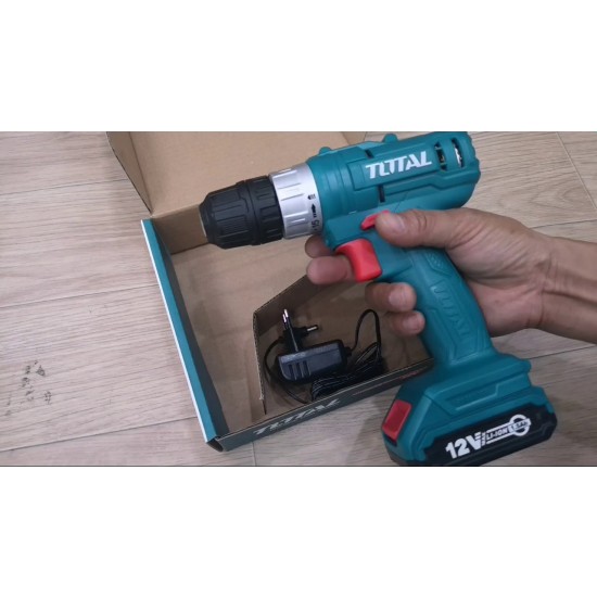 Cordless Drill - Screwdriver 12V/1.5A/25Nm Cordless Drill - Screwdriver 12V/1.5A/25Nm