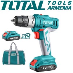 Cordless Drill- Screwdriver 12V, 1.5 A * h, 25 Nm +1 battery