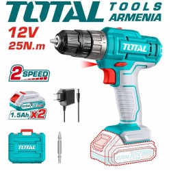 Screwdriver 12V / 1.5Ah / With 2 Batteries and Charger