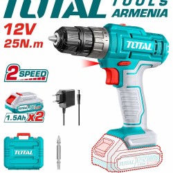 Screwdriver 12V / 1.5Ah / With 2 Batteries and Charger