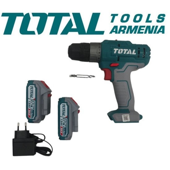 Screwdriver 12V / 1.5Ah / With 2 Batteries and Charger