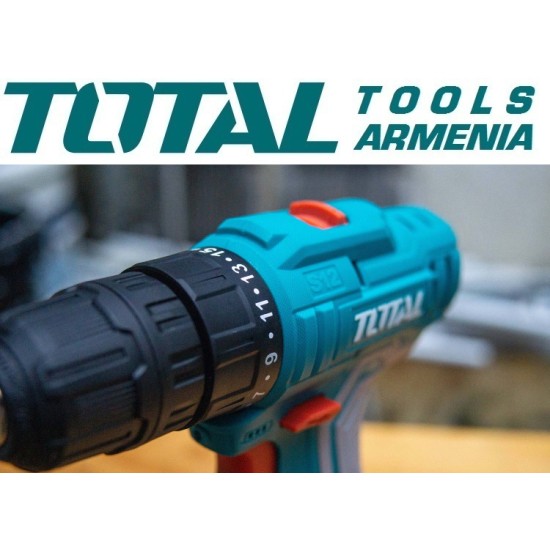 Cordless Drill - Screwdriver 12V/1.5 A/20 Nm + 2 battery Cordless Drill - Screwdriver 12V/1.5 A/20 Nm + 2 battery