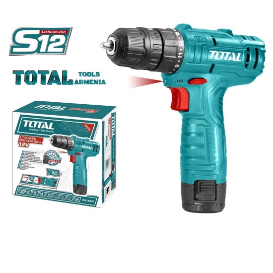 Cordless Drill - Screwdriver 12V/1.5 A/20Nm Cordless Drill - Screwdriver 12V/1.5 A/20Nm