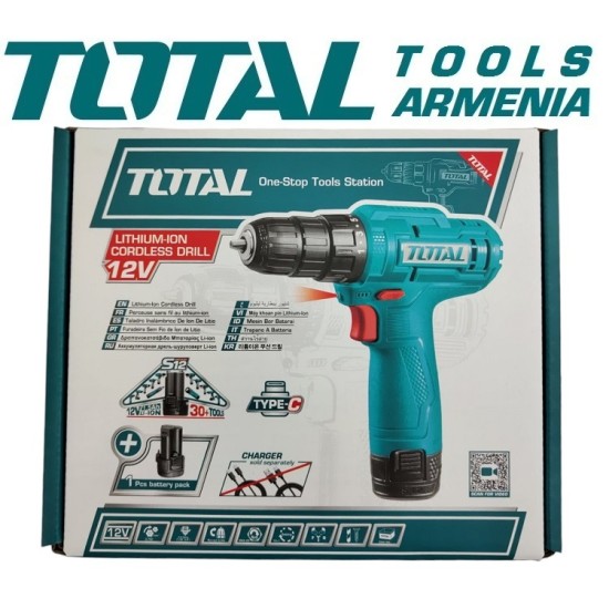 Cordless screwdriver 12V /20 Nm USB Type-C