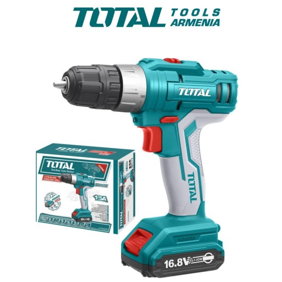 Cordless Drill - Screwdriver 16.8V, 1.5A , 28Nm Cordless Drill - Screwdriver 16.8V, 1.5A , 28Nm