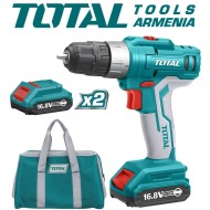 Cordless Drill - Screwdriver / 16.8V / 1.5A / 28Nm / +1 Battery
