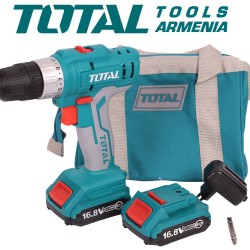Cordless Drill - Screwdriver / 16.8V / 1.5A / 28Nm / +1 Battery