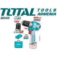 Impact screwdriver 16 V / 2 Ah / with battery and charger