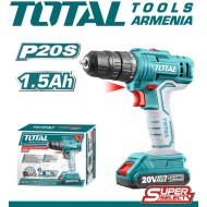 Cordless screwdriver 20V 1.5Ah