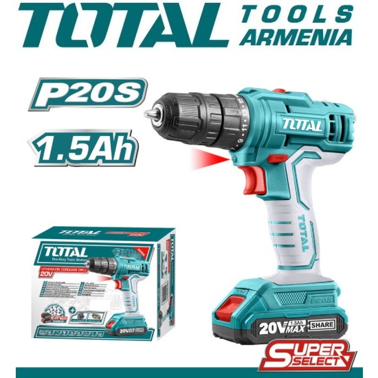 Cordless screwdriver 20V 1.5Ah Cordless screwdriver 20V 1.5Ah