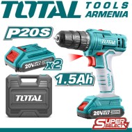 Cordless screwdriver 20V 1.5Ah