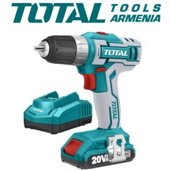 Cordless Drill - Screwdriver / 20V / 2A / 45Nm / INDUSTRIAL Cordless Drill - Screwdriver / 20V / 2A / 45Nm / INDUSTRIAL