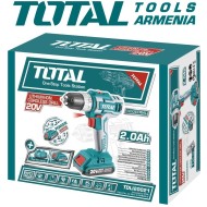 Cordless Drill - Screwdriver / 20V / 2A / 45Nm / INDUSTRIAL