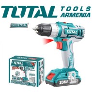 Cordless Drill - Screwdriver / 20V / 2A / 45Nm / INDUSTRIAL