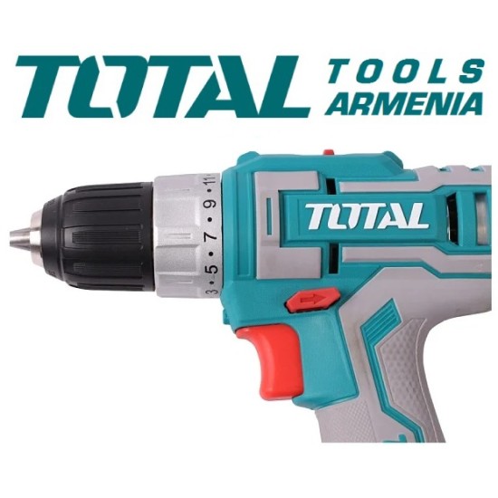 Cordless Drill - Screwdriver / 20V / 2A / 45Nm /+1 Battery / INDUSTRIAL Cordless Drill - Screwdriver / 20V / 2A / 45Nm /+1 Battery / INDUSTRIAL