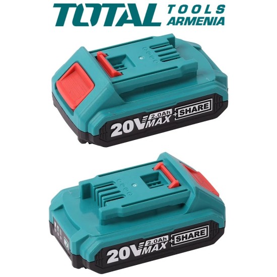 Cordless Drill - Screwdriver / 20V / 2A / 45Nm /+1 Battery / INDUSTRIAL Cordless Drill - Screwdriver / 20V / 2A / 45Nm /+1 Battery / INDUSTRIAL