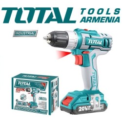 Cordless Drill - Screwdriver / 20V / 2A / 45Nm / INDUSTRIAL