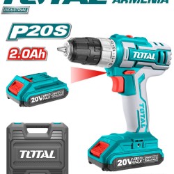 Cordless Drill - Screwdriver / 20V / 2A / 45Nm / + Battery