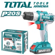 Cordless Drill - Screwdriver 20V, 2A , 45Nm