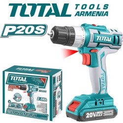 Cordless Drill - Screwdriver 20V, 2A , 45Nm