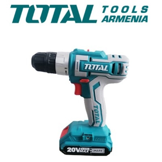 Cordless Drill - Screwdriver 20V, 2A , 45Nm Cordless Drill - Screwdriver 20V, 2A , 45Nm