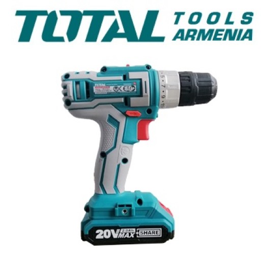 Cordless Drill - Screwdriver 20V, 2A , 45Nm Cordless Drill - Screwdriver 20V, 2A , 45Nm