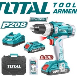 Cordless Drill - Screwdriver / 20V / 2A / 55Nm /+1 Battery / INDUSTRIAL