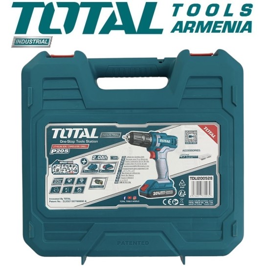 Rechargeable screwdriver 20V/2A 