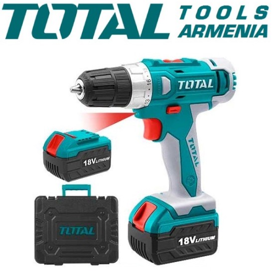 Cordless Drill - Screwdriver / 18V / 1.5A / 30Nm / +1 Battery Cordless Drill - Screwdriver / 18V / 1.5A / 30Nm / +1 Battery